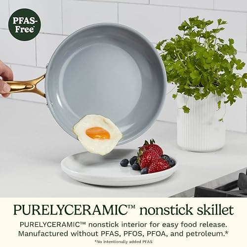 Cuisinart Cookware Set, 11 Piece Stainless Steel Cookware Pots and Pans, Home and Kitchen Durable Stainless Steel for Everyday Cooking, Matte Thyme, MT89G-11 thumbnail 6