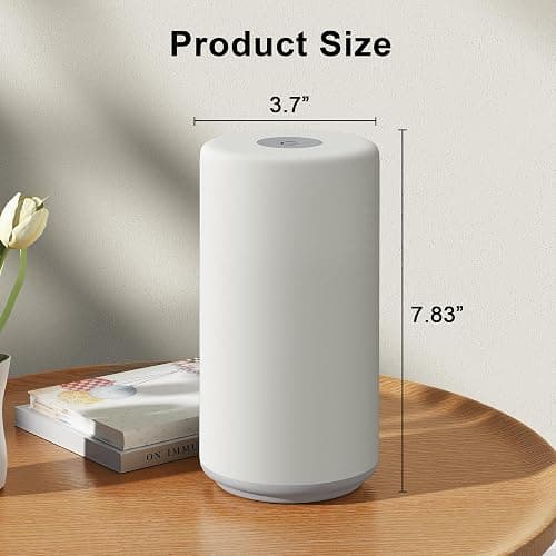 Touch Bedside Table Lamp, [RGB Mode] 3 Way Dimmable Warm White Lights for Bedroom, Multi-Color Smart Nightstand Lamp Desktop LED Lamp for Living Room Home Gifts thumbnail 8