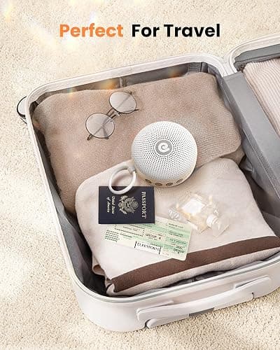Dreamegg White Noise Machine, Portable Sound Machine Baby Features Powerful Battery, D11Max Sleep Aid Sound Machine for Baby Adults 21 Soothing Sounds for Sleeping Nursery Travel Gift USB Rechargeable thumbnail 8