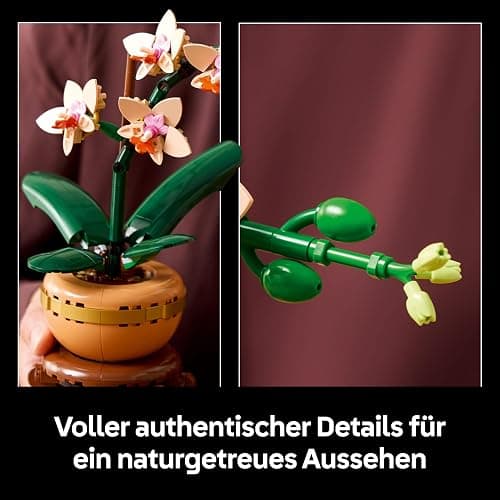 LEGO Botanicals Mini Orchid - Artificial Flowers Building Set for Adults - Indoor Plant w/a Terracotta Style Flowerpot - Home Decor Gift for Women - Valentine's Day Treat - 10343 thumbnail 6