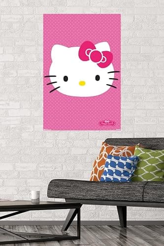 Trends International Unframed Poster Prints, Hello Kitty Face thumbnail 2