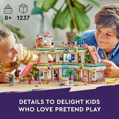 LEGO Friends Heartlake City Shopping Mall Toy, Building Kit with Mini-Doll Accessories for Kids to Build Social Skills and Play Together, Gift Set for 8 Year Old Kids, Girls and Boys, 42604 thumbnail 3