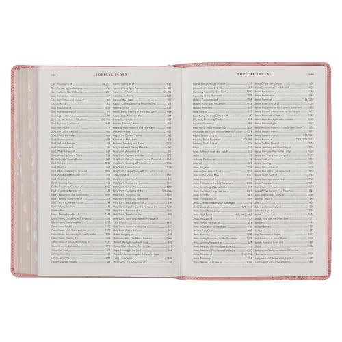 The Spiritual Growth Bible, Study Bible, NLT - New Living Translation Holy Bible, Faux Leather, Coral Vines (NLT Spiritual Growth Editions) thumbnail 13