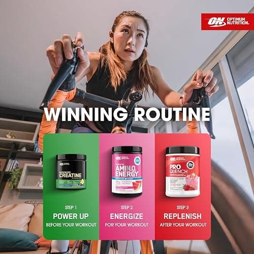 Optimum Nutrition Pro Quench, 10g Clear Protein, 10g Collagen peptides & Electrolyte Powder Drink Mix, Strawberry, 20 Servings, 520 Grams (Packaging May Vary) thumbnail 8