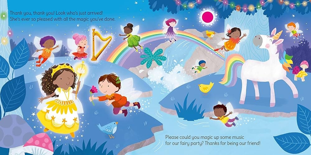 Wand Books: Fairy Magic: An Enchanting Interactive Board Book with a Magical Wand, Bringing Fairyland to Life with Glittering Sounds and Beautiful Artwork thumbnail 2