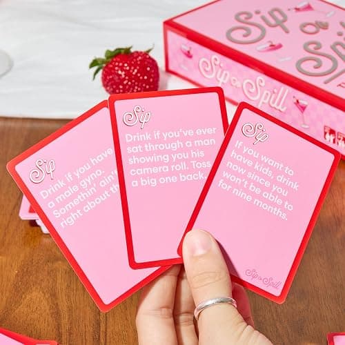 WHAT DO YOU MEME? Sip or Spill — The Girl's Night Party Game, Ultimate Bachelorette Party Games, Bachelorette Party Favors by Relatable thumbnail 2
