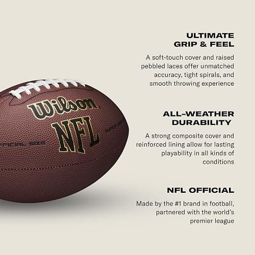 WILSON NFL Super Grip Composite Footballs thumbnail 6