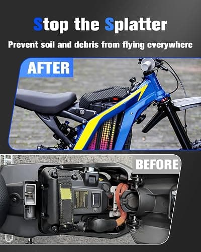 IUVWISN Battery Cover for Surron LBX, Electric Dirt Bike Battery Cover Lid Warp for Sur Ron Light Bee X/S Imitation Carbon Fiber,PP Material thumbnail 5