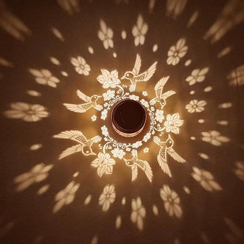 Solar Lanterns Outdoor Waterproof Hummingbird Garden Decor Birthday Gifts for Women Mom Grandma Hanging Solar Lights Metal Solar Decoration Outside for Yard,Patio,Backyard,Porch thumbnail 3