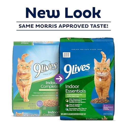 9Lives Indoor Complete Dry Cat Food, 20 lb. Bag thumbnail 2