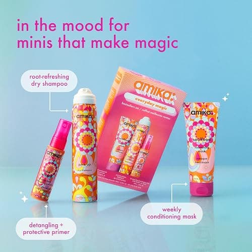 amika everyday magic bestsellers set | gift set for all hair types, TSA travel-size approved thumbnail 2