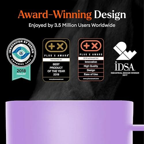 Ember Temperature Control 14oz Smart Mug 2, App-Controlled and Rechargeable Heated Coffee Cup Warmer with Intelligent LED Display, Lavender. thumbnail 9