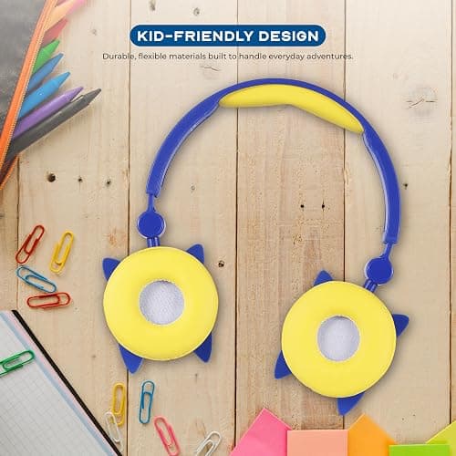 Sonic The Hedgehog - Kids Bluetooth Headphones, Wireless & Wired Over-Ear Headphones with Safe Volume, Adjustable Headband, Rechargeable Battery & Stereo Sound – Perfect for School, Home, & Travell thumbnail 8