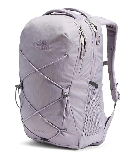 The North Face Women's Jester Everyday Laptop Backpack - Commuter Travel Bag, Laptop Sleeve, Water-Repellent, Minimal Grey Dark Heather/Minimal Grey-NPF, One Size thumbnail 2