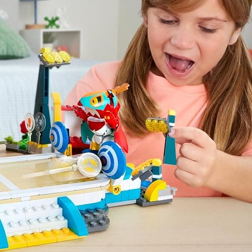 MEGA Pokémon Building Toys Set Training Stadium with 1101 Pieces, 5 Poseable Characters and Battle Play, for Kids thumbnail 5