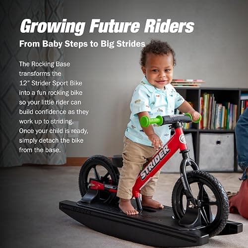 Strider 12” - Helps Teach Baby How to Ride a Balance Bicycle - for Kids 6 Months to 4 Years - Easy Assembly & Adjustments thumbnail 2