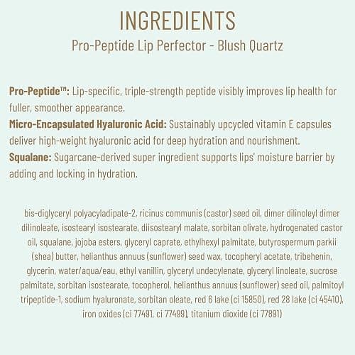 Biossance Pro-Peptide Lip Perfector – Triple-Treat Vegan Lip Balm – Deeply Hydrating with Pro-Peptides & Hyaluronic Acid – Enhances Natural Lip Color – Silky, Glossy Finish thumbnail 10