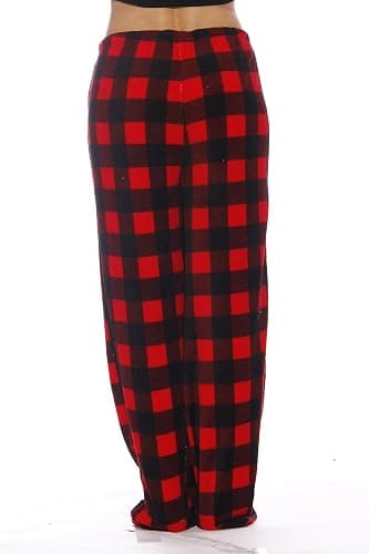 Just Love Women Plush Pajama Pants Buffalo Plaid thumbnail 3