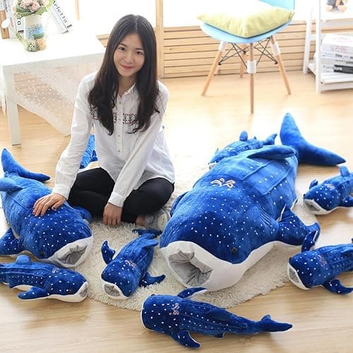 CZFRIEND Creative Whale Shark Pillow Plush Doll Nap Pillow thumbnail 2