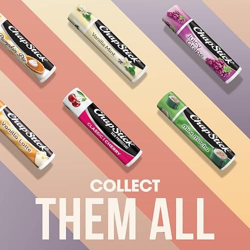 ChapStick Classic Skin Protectant Flavored Lip Balm Tube, Cherry Flavor, 0.15 Ounce (Pack of 3) thumbnail 9