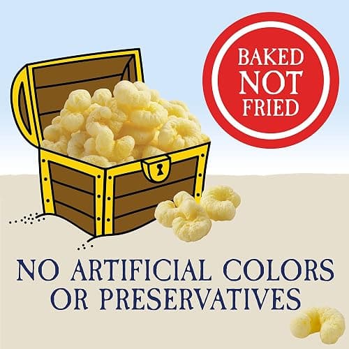 Pirate's Booty Aged White Cheddar Cheese Puff/s, Gluten-Free, Kids Snacks, 10oz thumbnail 6
