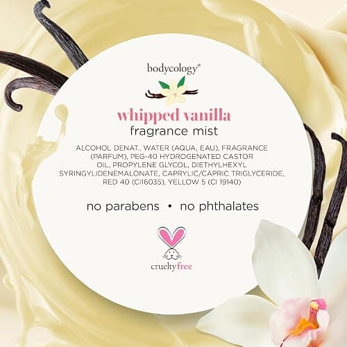 Bodycology Long-Lasting Fragrance Body Mist, Whipped Vanilla, 8 fl oz (Pack of 2) thumbnail 7