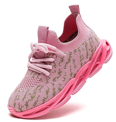 DADAWEN Toddler/Little Kid Boys Girls Lightweight Breathable Sneakers Strap Athletic Tennis Shoes for Running Walking
