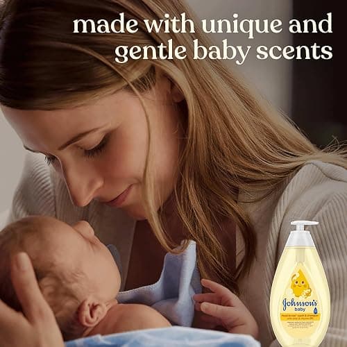 Johnson's Baby Head-To-Toe 2 in 1 Tear Free Wash & Shampoo with Aloe Vera and Vitamin B5, Safe and Gentle for Newborns and Delicate Skin, Hypoallergenic and pH Balanced, 27.1 Fl Oz thumbnail 8