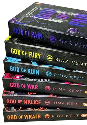 Legacy of Gods Series Collection 6 Books Set By Rina Kent (God of Pain, God of Fury, God of Ruin, God of War, God of Malice & God of Wrath) thumbnail 3