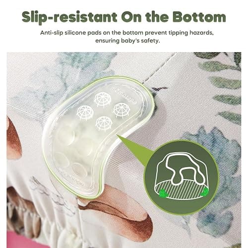 Seat Cover Compatible with Bumbo and Nuby Seat,Soft Breathable Cover for Baby Girl Boy,Cover Only thumbnail 5