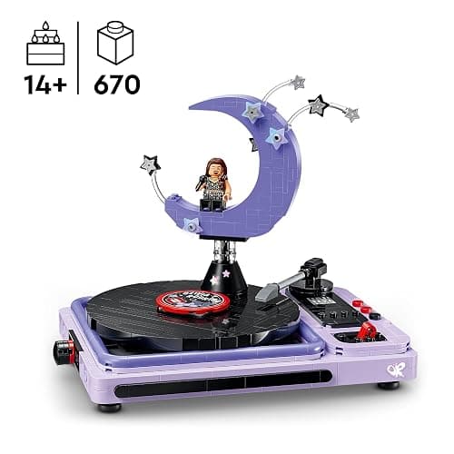 LEGO Editions Olivia Rodrigo's Concert Moon - Record Player Model Kit w/Vinyl & Minifigure - Kids' Room Decor - Music Gift for 14+ Year Old Teenage Girls, Boys & Fans - 43029 thumbnail 2