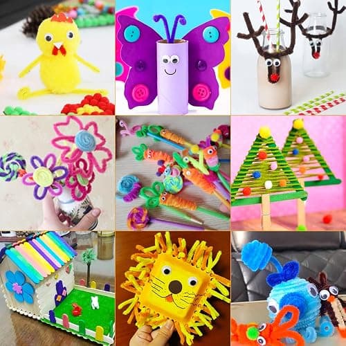 Itopstar 3000 Kids Arts and Crafts Supplies for Kids Crafting Supply in 3 Layered Plastic Art Box All in One Ages 8 9 10 11 & 12 Year Old Girls & Boys Crafting Supply Set thumbnail 6
