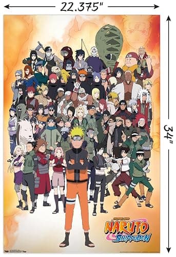 Trends International Naruto Shippuden - Group Wall Poster, 22.375" x 34", Unframed Version thumbnail 3