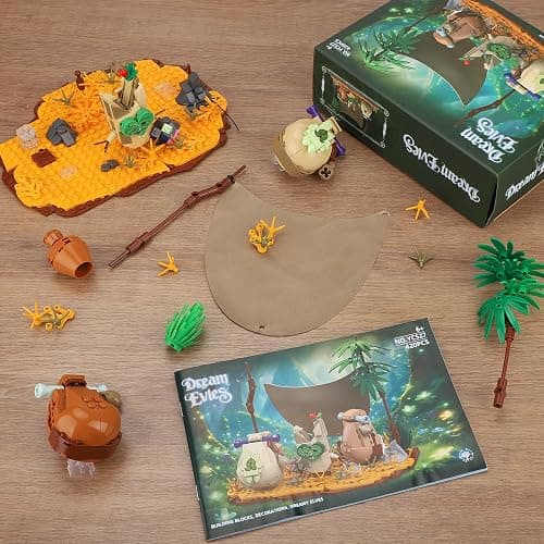 Koroks Building Set- Compatible with Lego for Adults, Link’s Forest Spirit Companion Rescue Set for BOTW Fans, Great Toys Gifts for Fans Adults thumbnail 5