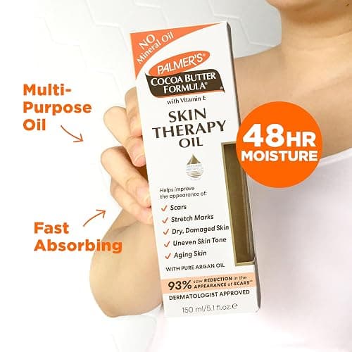 Palmer's Cocoa Butter Formula Skin Therapy Moisturizing Body Oil with Vitamin E & Pure Argan Oil, Deep Body Moisturizer for Dry, Damaged Skin, 5.1 Ounces thumbnail 5