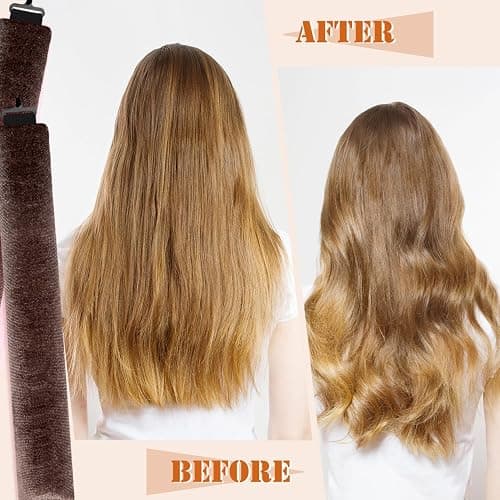 3PCS Heatless Curlers, No Heat Overnight Curls for Long Hair thumbnail 2
