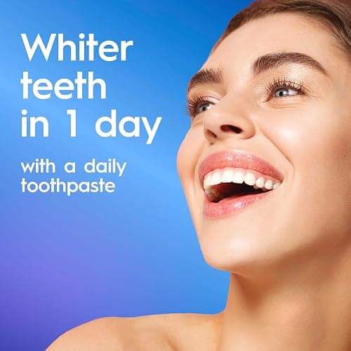 Crest 3D White Deep Stain Remover Toothpaste, Teeth whitening for Adults, 3.1oz, 2 Pack, Sensitivity Safe, Enamel Repair, Cavity Protection, Fluoride Toothpaste, Travel Size Toiletries thumbnail 3