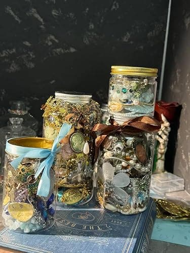 mystery jewelry jar custom mystery jewelry jar vintage whimsical fairy gothic thumbnail 6