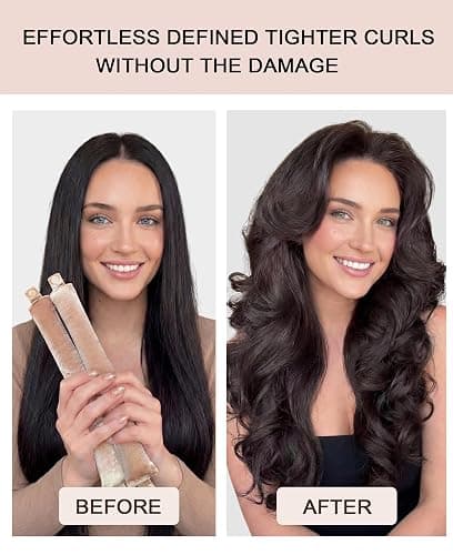 Littles Heatless Curls Overnight Rods - Upgraded Directional Grip Velvet Heatless Hair Curler to Sleep in No Heat Heatless Curling Flexi Rods Foam Hair Rollers for Blowout Look Long & Short Hair thumbnail 4