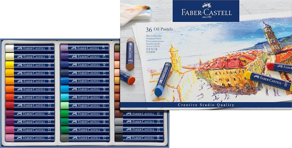 FABER-CASTELL 127036 - Pastels à l'huile permanents Studio Quality, étui de 36 - Image 1