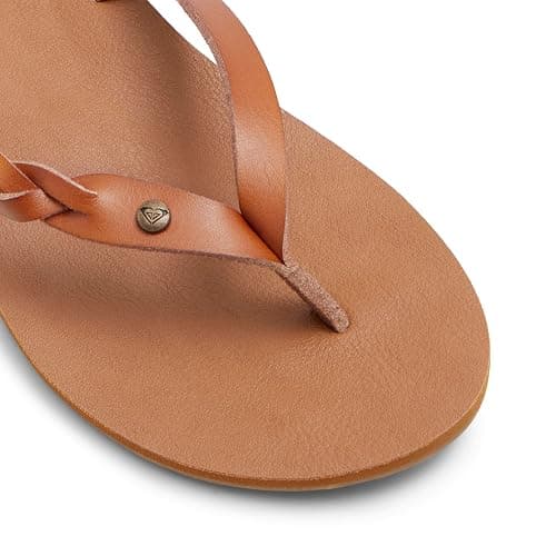 Roxy Women's Liza Sandal Flip-Flop - 5 Black 21 thumbnail 4