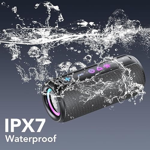 TIMU Cassa Bluetooth Portatile Potente 24W, Altoparlante Bluetooth 5.4 con Miglioramento Basso 3.0, IPX7 Speaker BluetoothAccoppiamento TWS thumbnail 4