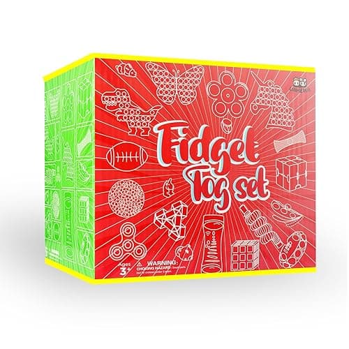 Fidget Toys Set, 160 Pack Sensory Toys Party Favors Kids Autism Autistic Children, Classroom Treasure Box Chest Prizes Pinata Stuffer Gifts Small Mini Bulk Toy Carnival ADHD - 160 Pack thumbnail 8