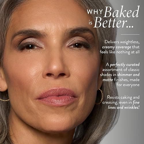 LAURA GELLER NEW YORK The Delectables Timeless Tones Baked Eyeshadow Palette | 14 Pigmented Eyeshadows Blendable Everyday Look thumbnail 5