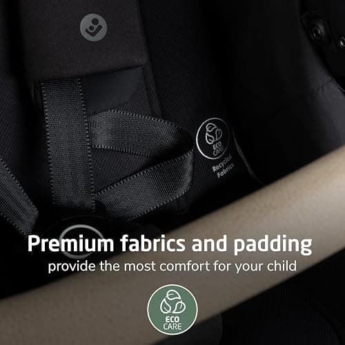 Maxi-Cosi Zelia Pro 5-in-1 Travel System with Mico Pro Infant Car Seat, Baby Stroller Combo, Reversible Seat, Large Wheels, Adjustable Handle, Newborn to Toddler, Lightweight, Caspian Caviar thumbnail 9