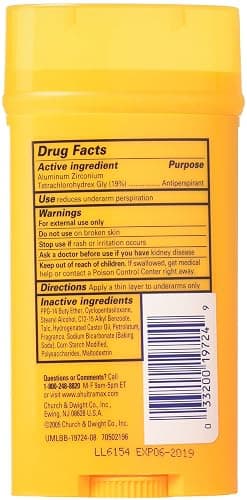 Arm & Hammer Ultra Max Fresh Scent Solid Antiperspirant Deodorant 2.6 oz (Pack of 6) thumbnail 2