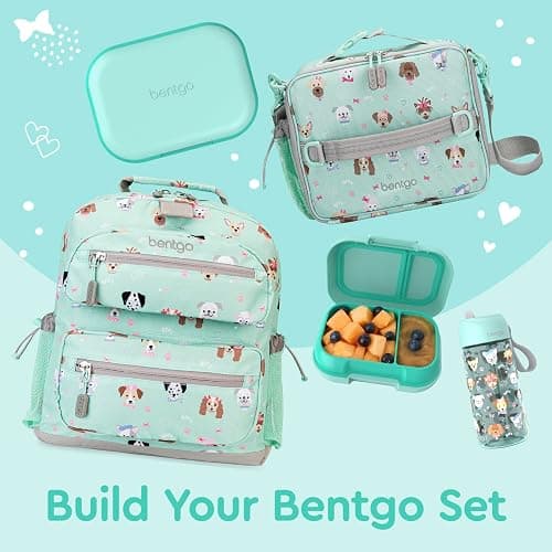 Bentgo Chill Kids Leak-Proof Lunch Box - 4-Compartment Bento Box with Built-In Ice Pack, 3.3 Cup Capacity, PFAS & BPA-Free, Microwave & Dishwasher Safe, Ideal Size for Ages 3 to 7 (Aqua) thumbnail 8