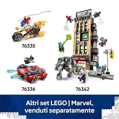 LEGO | Marvel Battaglia Epica: Spider-Man vs. Sandman - Giocattolo dei Supereroi con 3 Minifigure Inclusi Spider-Man & Venom, e Cantiere Edile - Regalo per Bambini da 9 Anni in su Fan dei Film - 76334 thumbnail 10