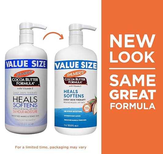 Palmer's Cocoa Butter Formula Daily Skin Therapy Body Lotion, Pump Bottle, 33.8 Ounces (Pack of 2) thumbnail 2