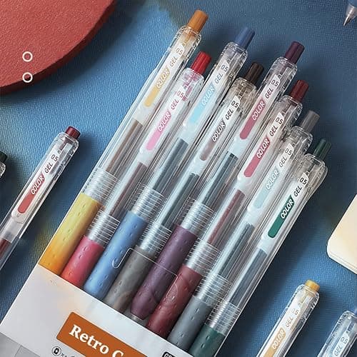 HysmmxHer 0.5mm Bible Journal Pens No Bleed Through, Journaling, Adult Coloring 8 Color Fine Tip Markers for Bible Study, Bullet Journaling, Drawing，Quick Dry Art Supplies (8 retro colors) thumbnail 2